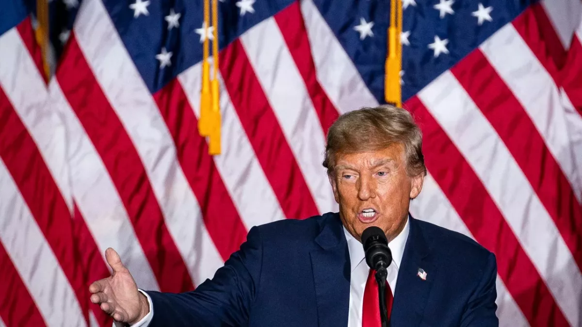 Donald Trump US president campaign court case finances broke