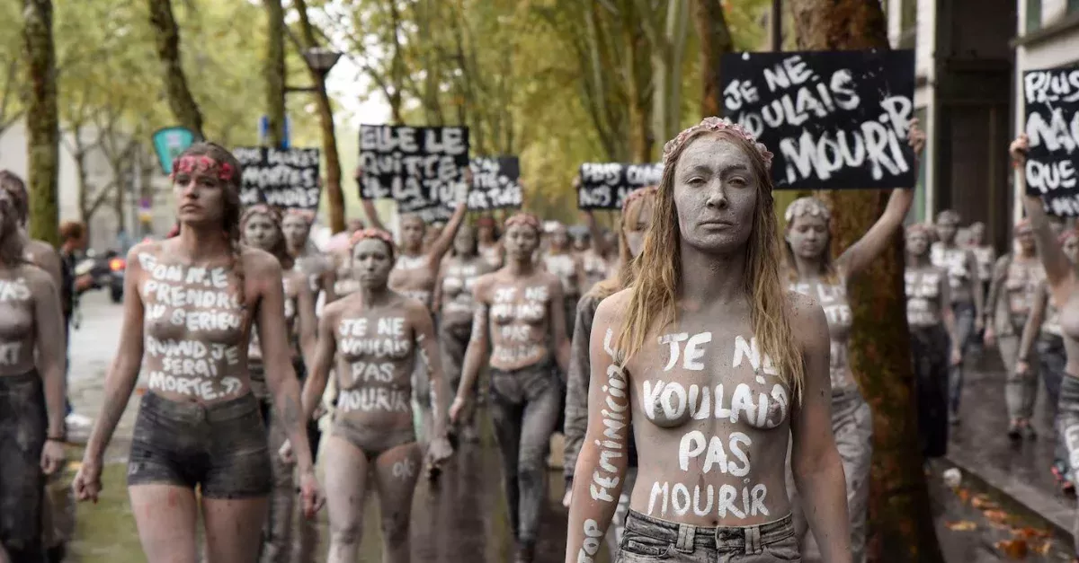 Femen Dressed Up Like Zombies