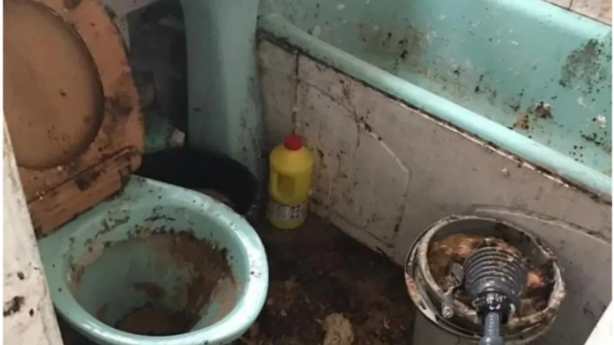 This man went 12 years without cleaning his house