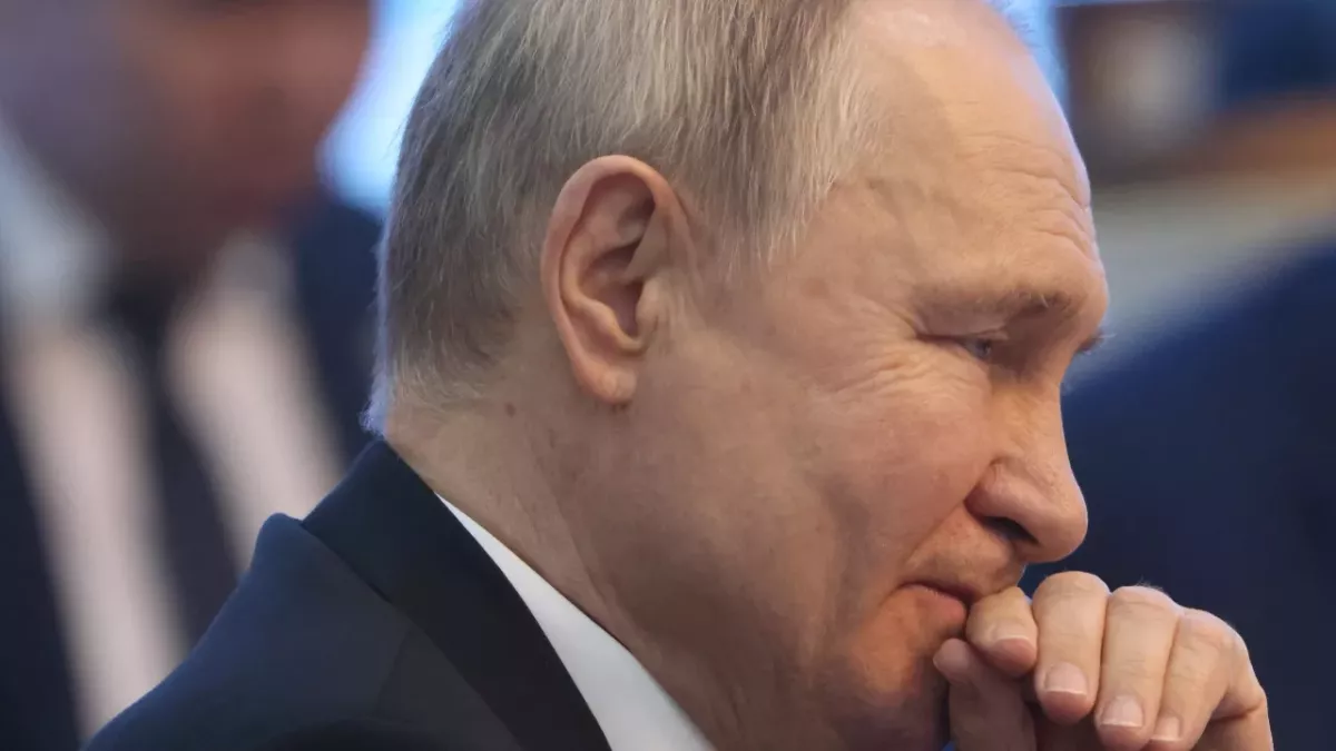 The word is Vladimir Putin has retreated to a bunker due to the common flu