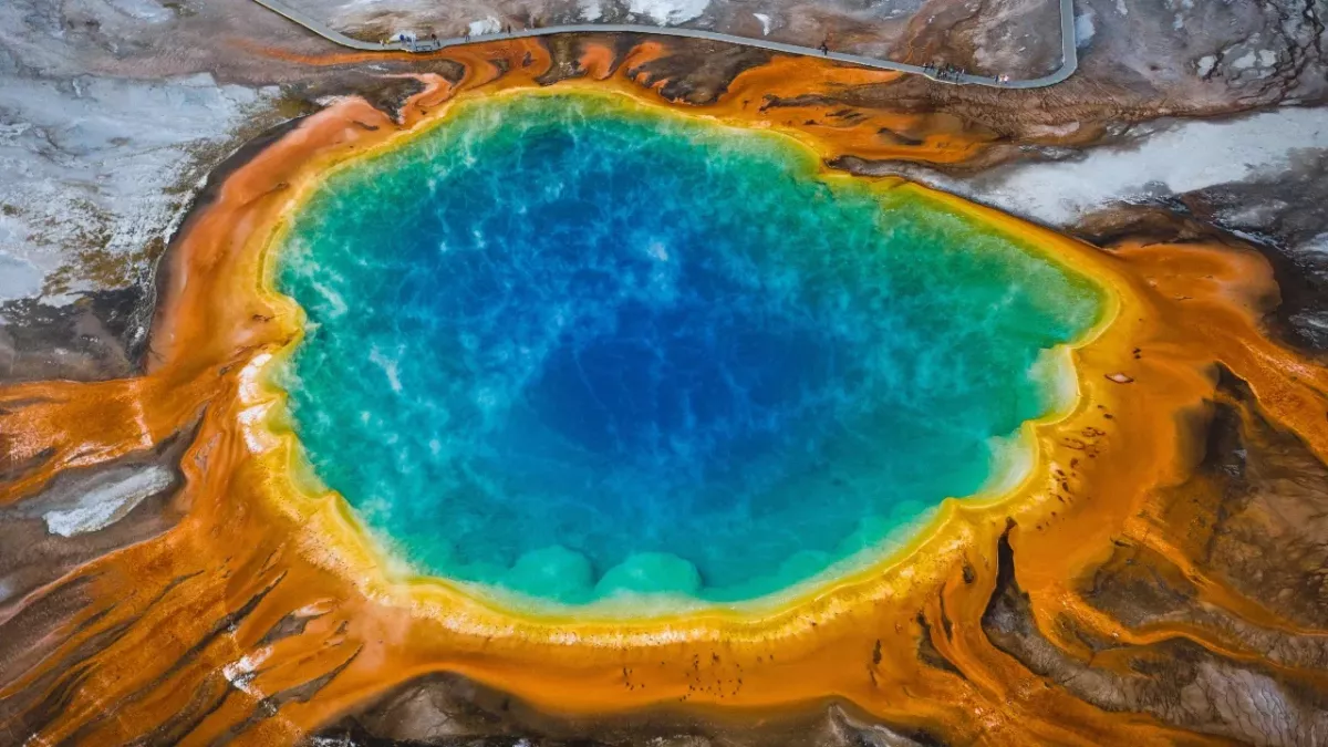 The Yellowstone Caldera supervolcano 
