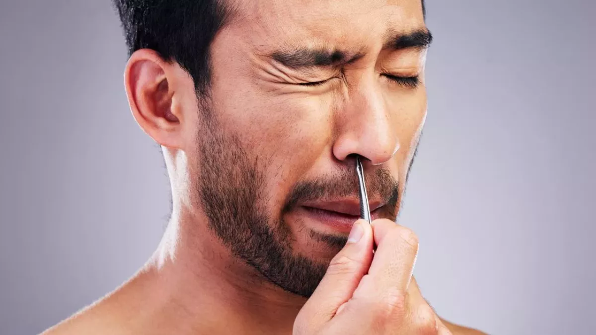 Plucking your nose hairs: Here's what you should know about doing it