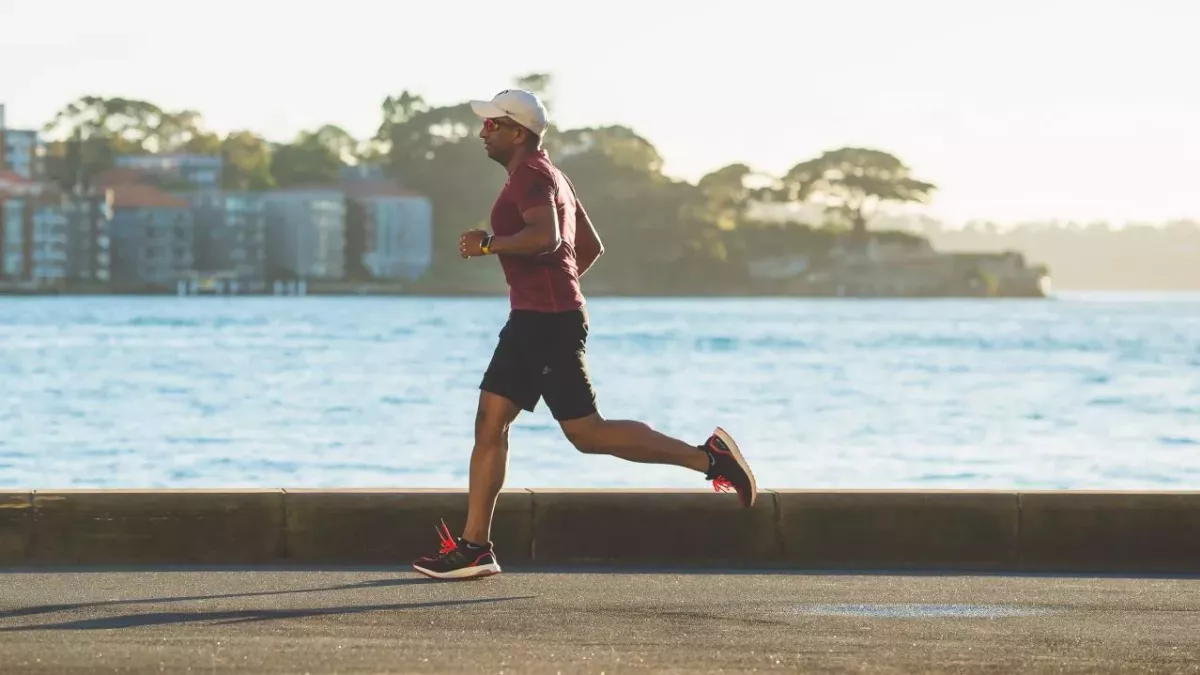 taste metal or blood while running