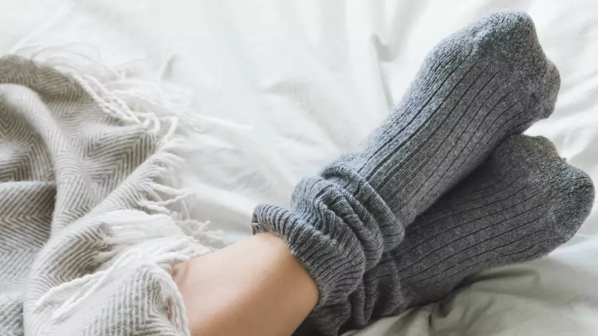 This is why you should wear only clean socks to bed