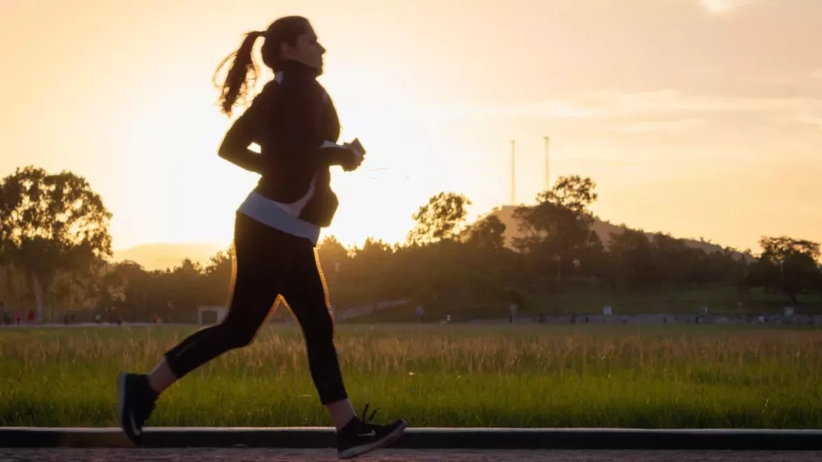 Woman running