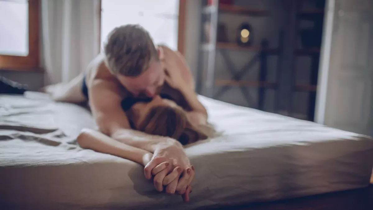 Couple in bed