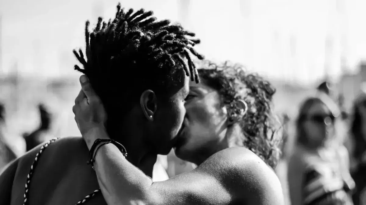 French kissing