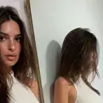 Emily Ratajkowski Looked Extra Hot In A Tight, White Outfit