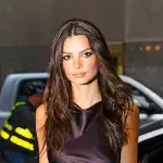 Emily Ratajkowski Was Looking Gorgeous In A Mini Dress That Showed Off Her Abs