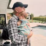 Rumer Willis shares loving father's day tribute to Bruce Willis with photo of him and her baby girl