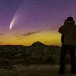 This green comet will only be visible to the naked eye once in your lifetime