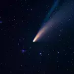 huge comet space universe 