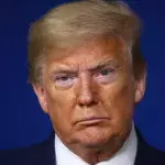 The 45th President of the United States.