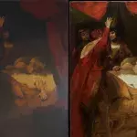 art painting Joshua Reynolds demon restore