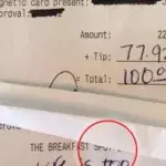 A generous tip with a powerful message!