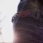 pregnant woman two wombs uterus 