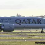 Qatar Airways flight QR 908 to Sydney was held on the tarmac for four hours for the search.