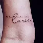 A woman paid tribute to her child with this beautiful tattoo