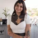 Women with full body birthmarks embraces body positivity