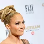  Jennifer Lopez Looked Amazing In This Black Shoulder Pad Plunge Neck Bodysuit!
