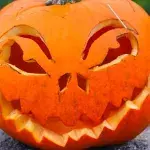 Never throw out Halloween pumpkin