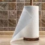 Secret storage in paper towel holder