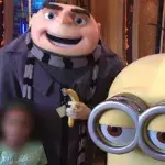 The Actor Wearing A Gru Costume Was Fired By Universal Studios Over This Photo