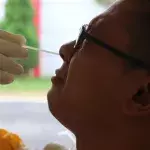 Brain injury from swab test