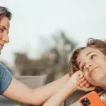 Mom and son