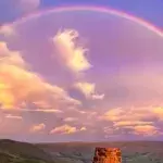 Photographer captures ‘one in a million’ rainbow shot