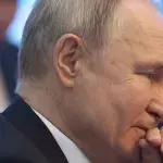 The word is Vladimir Putin has retreated to a bunker due to the common flu