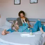 Couple at home