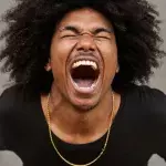 Person shouting