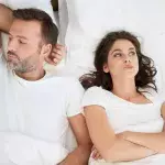 Unhappy couple