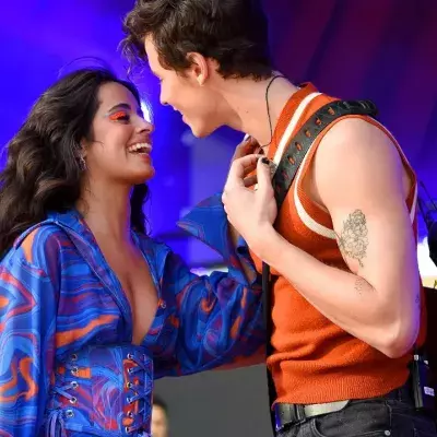 Camila Cabello and Shawn Mendes in happier times
