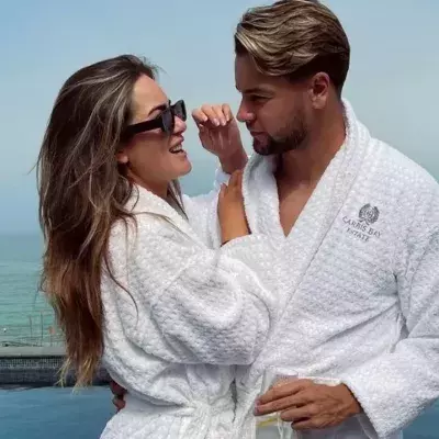 Chris Hughes and girlfriend Annabel Dimmock