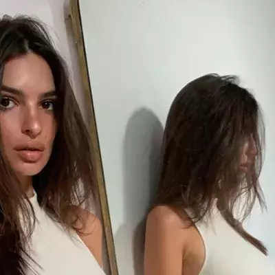 Emily Ratajkowski Looked Extra Hot In A Tight, White Outfit