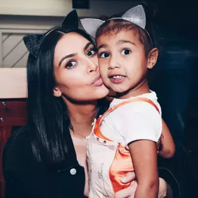 Kim Kardashian and North West