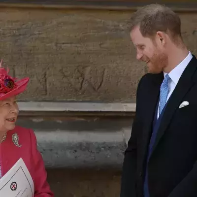 Grandson and queen