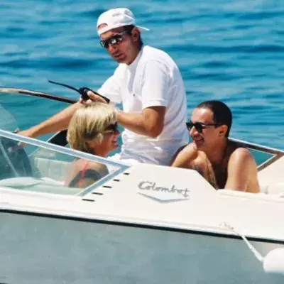 Lady Diana and Dodi Al-Fayed in the summer of 1997