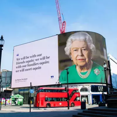 'Never complain, never explain'... The Queen's motto is now left behind