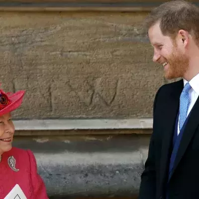 Prince Harry and the Queen