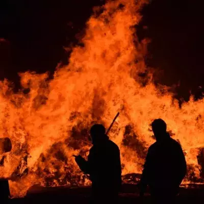 Winter Love Island: Show bosses may have to evacuate the £1.2 million villa as a wildfire rages next to it