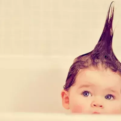 This dad shaved his baby's hair when mum wasn't looking