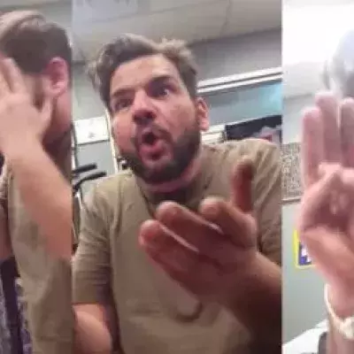 This father's reaction to having triplets is priceless!