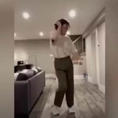 He thought he was home alone...
