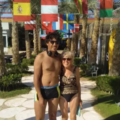 Iris, 82, married 36-year-old engineer Mohamed Ibriham, a year ago