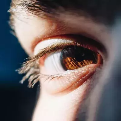 man object construction nail eye brain story weird
