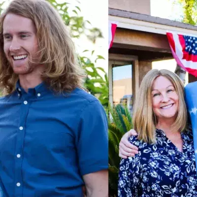 Melanie and Matt Shaha share a beautiful bond (and glorious hair!)