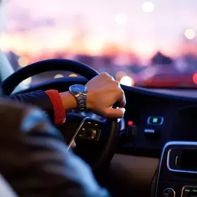 music listening driving car radio